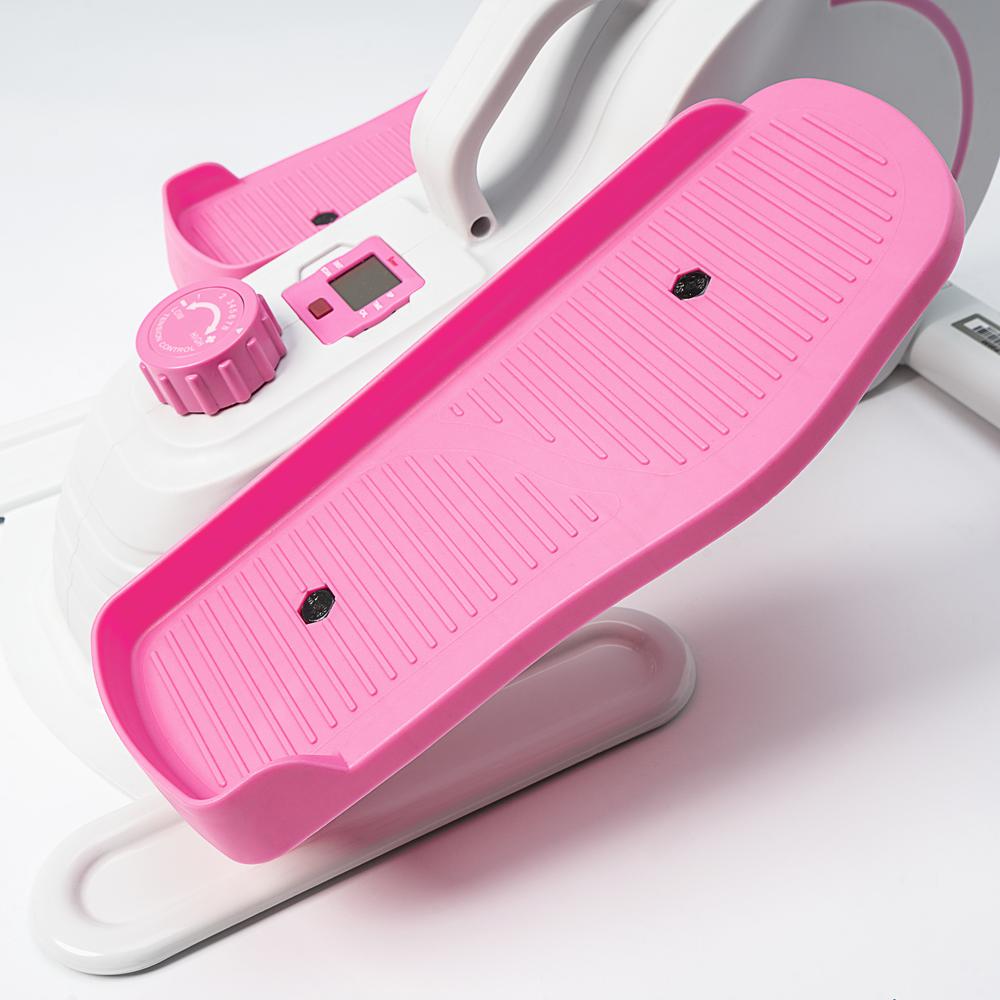 Sunny Health & Fitness Pink Under Desk Elliptical Machine - P2030. Picture 8