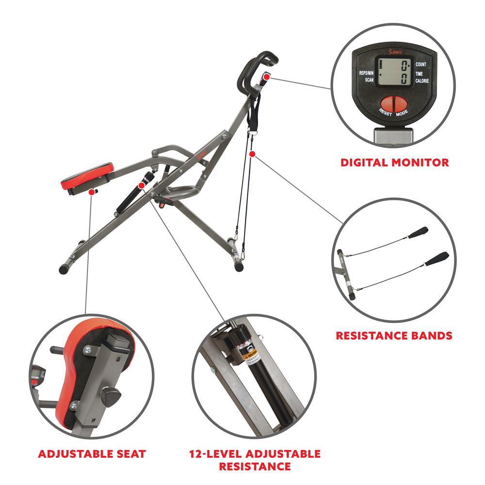 Row-N-Ride PRO Squat Assist Trainer. Picture 3