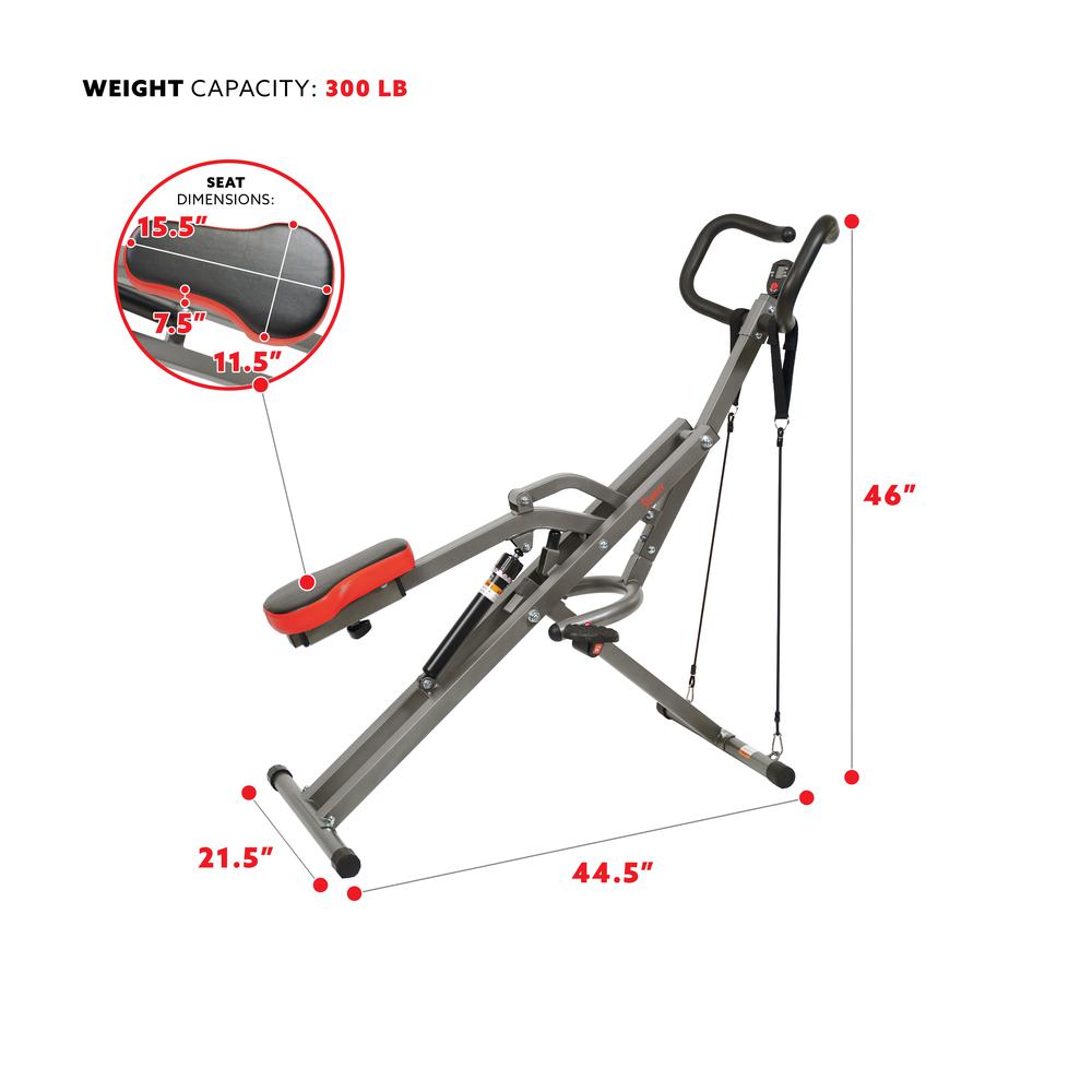Row-N-Ride PRO Squat Assist Trainer. Picture 5