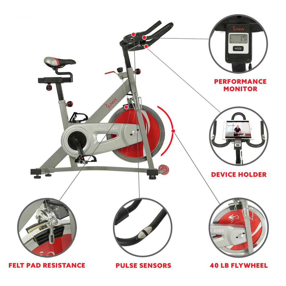 Pro II Indoor Cycling Bike with Device Mount. Picture 3