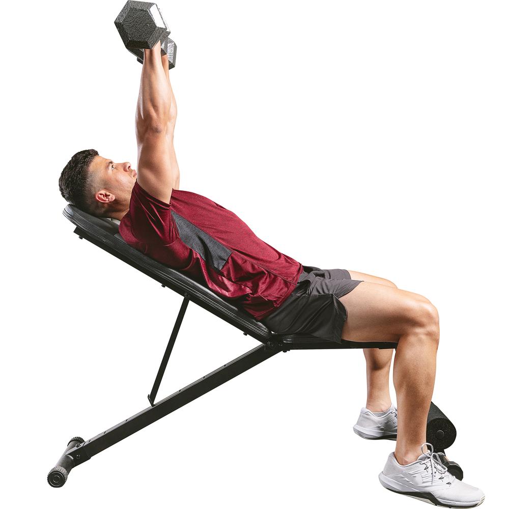 Sunny Health & Fitness Adjustable Incline / Decline Weight Bench - SF-BH620038. Picture 1