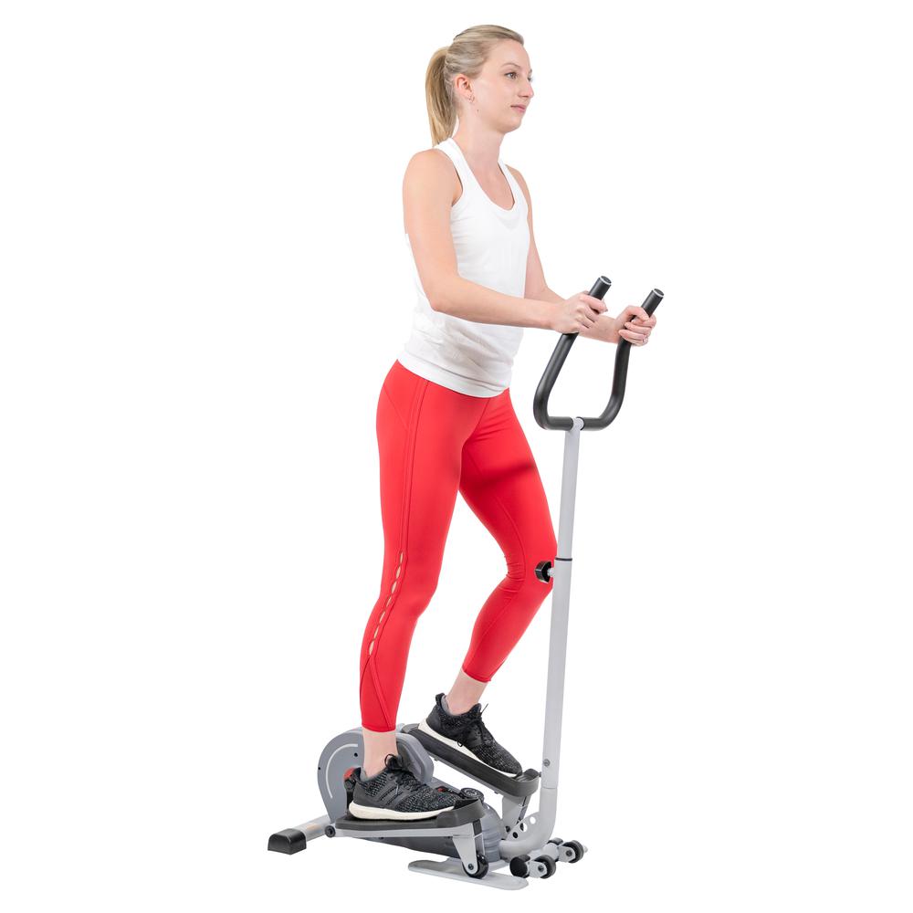 Magnetic Standing Elliptical with Handlebars. Picture 1