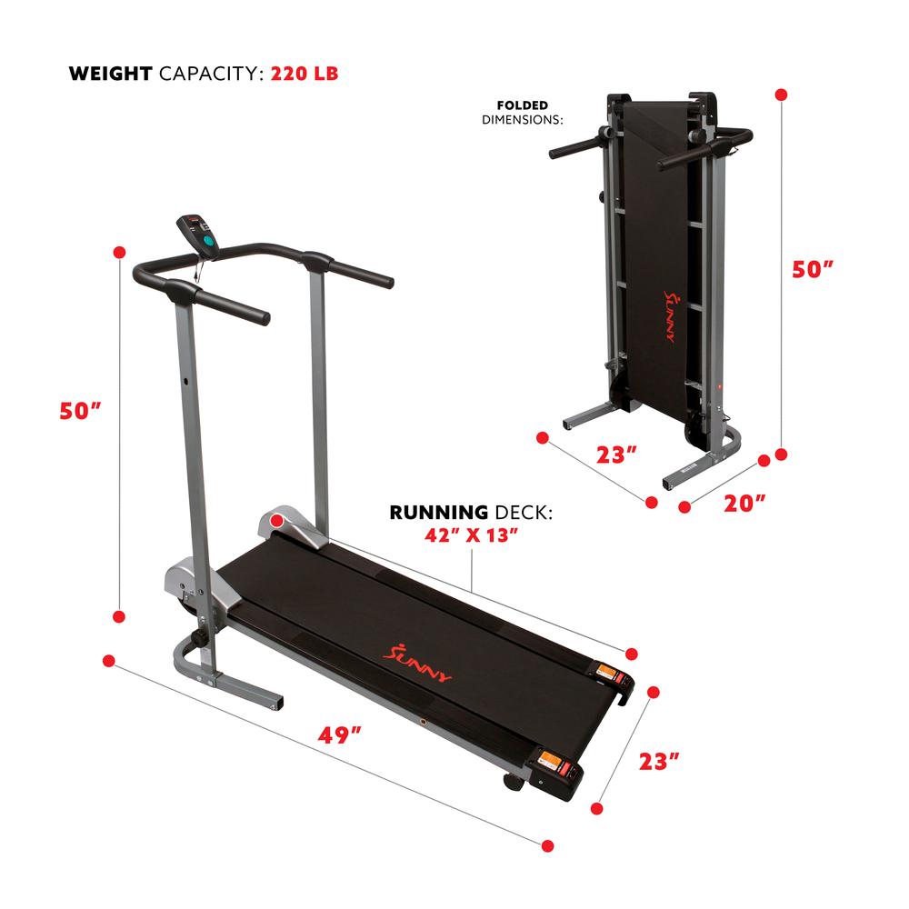 SF-T1407M Manual Walking Treadmill. Picture 4