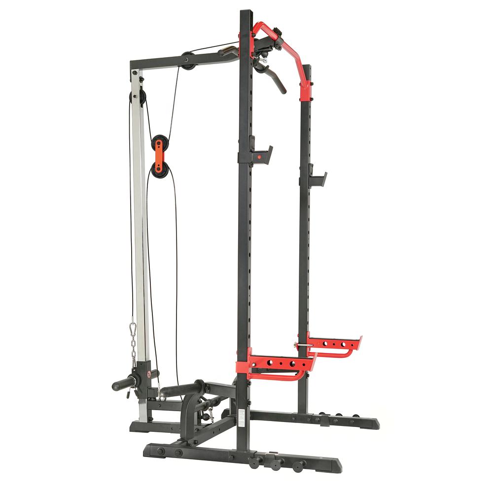 Sunny Health & Fitness Lat Pull Down Attachment Pulley System for Power Racks – SF-XF9927. Picture 7