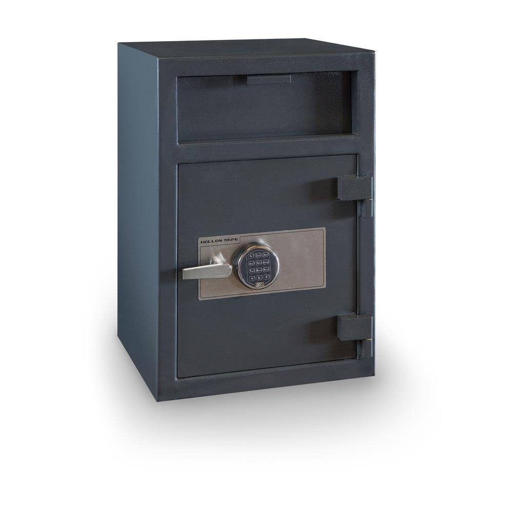 Depository Safe with inner locking department Gray. Picture 9