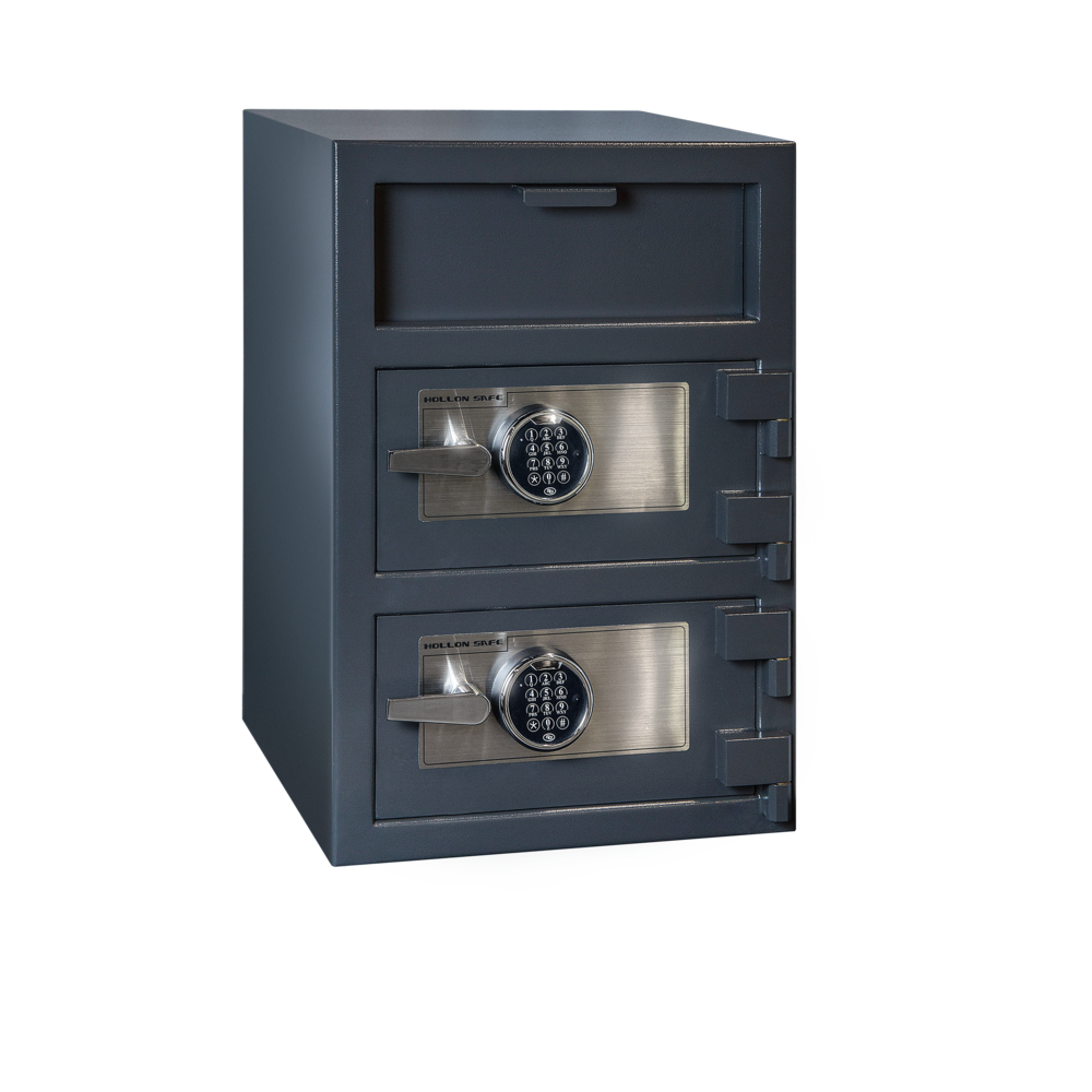 Depository Safe with inner locking department Gray. Picture 18