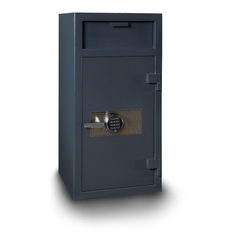 Depository Safe with inner locking department Gray. Picture 11