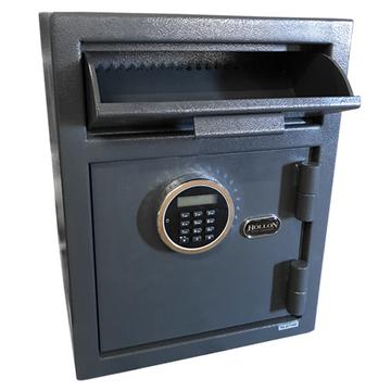 Depository Safe with inner locking department Gray. Picture 42