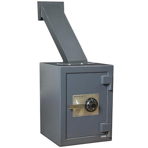 Depository Safe with inner locking department Gray. Picture 43