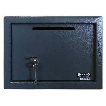 Depository Safe with inner locking department Gray. Picture 1