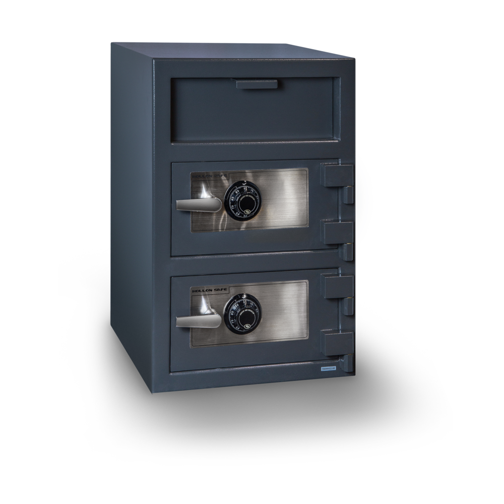 Depository Safe with inner locking department Gray. Picture 38