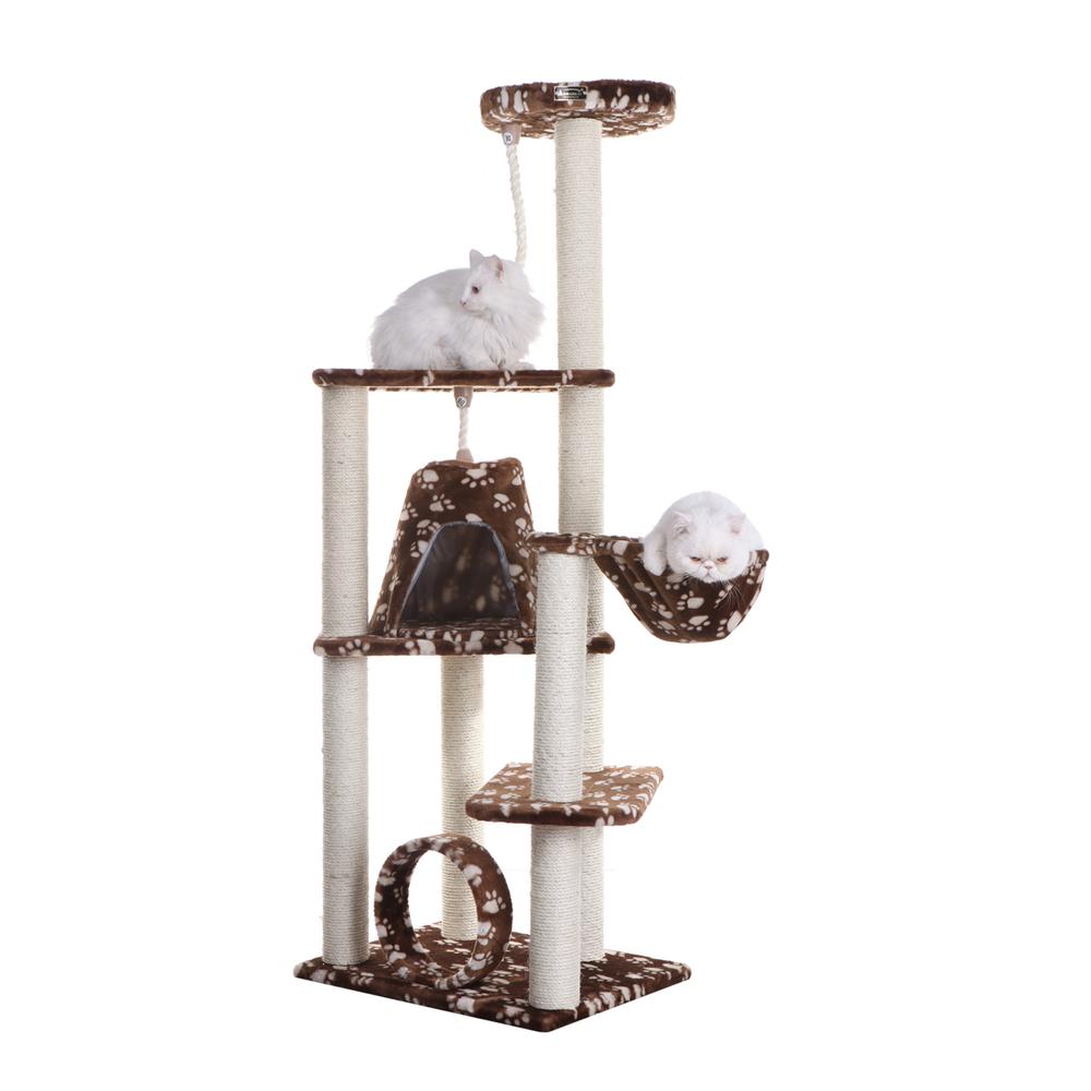 Armarkat Real Wood Cat Tree Hammock Bed With Natural Sisal Post for Cats and Kittens, A6601. Picture 8