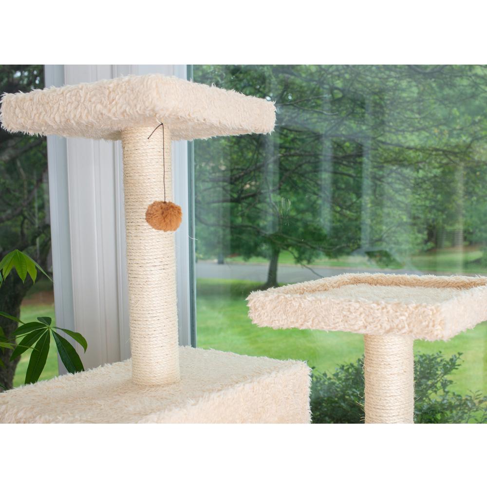 Armarkat Multi-Level Real Wood Cat Tree With Two Spacious Condos, Perches for Kittens Pets Play A6702. Picture 5
