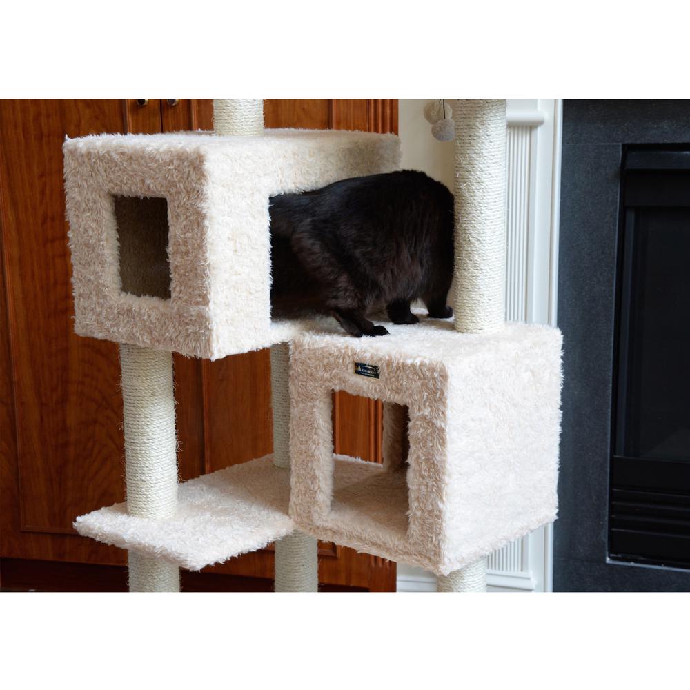 Armarkat Multi-Level Real Wood Cat Tree With Two Spacious Condos, Perches for Kittens Pets Play A6702. Picture 6