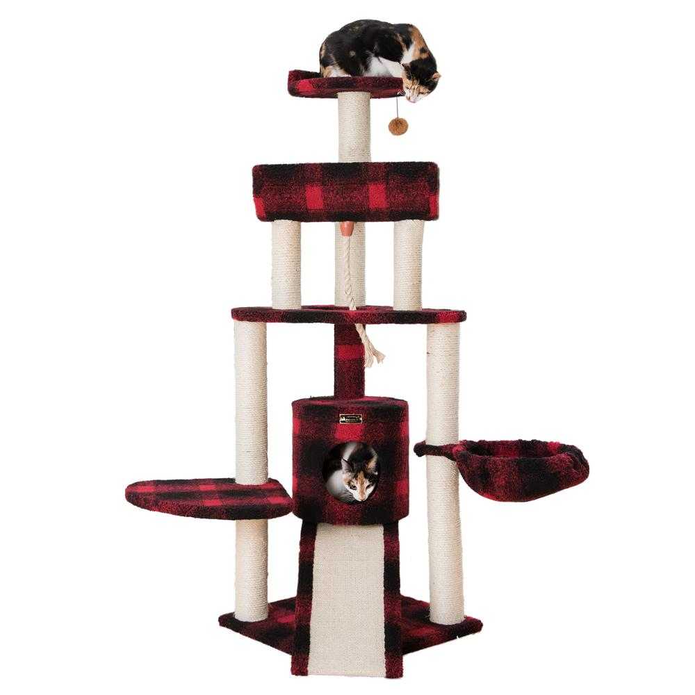 Armarkat Classic Real Wood Cat Tree Four Levels. Picture 10
