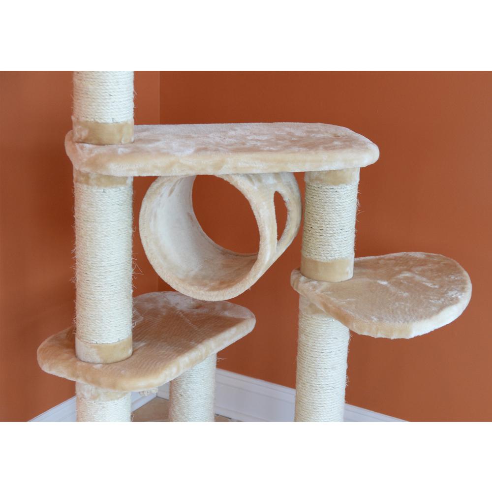Armarkat 74 " H Press Wood Real Wood Cat Tree With Cured Sisal Posts for Scratching, A7463. Picture 7
