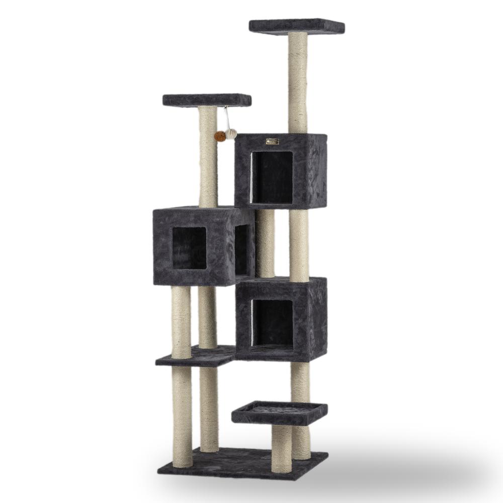 Armarkat Real Wood Griant Cat Tower with Condos for Multiple Cats  A8104. Picture 1