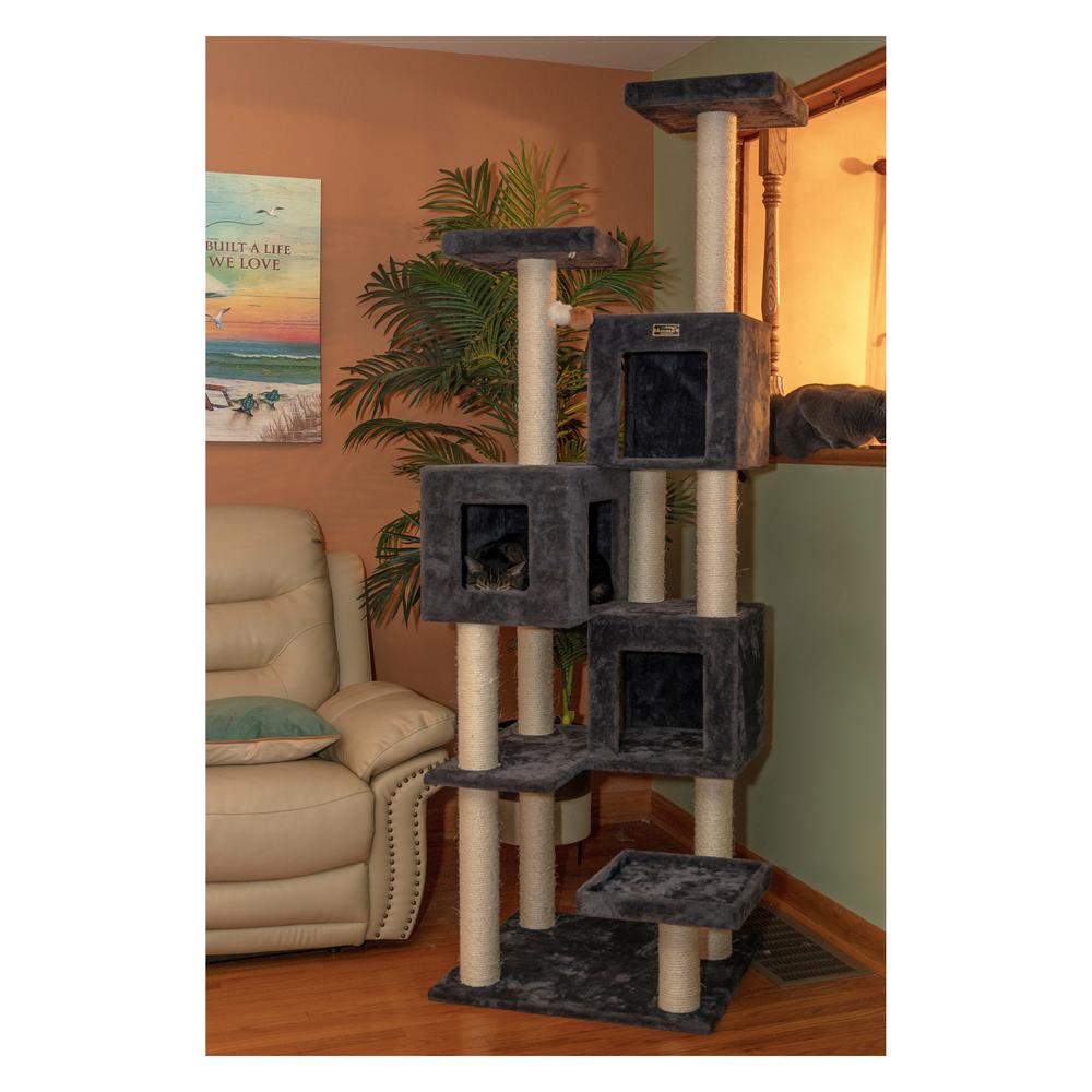 Armarkat Real Wood Griant Cat Tower with Condos for Multiple Cats  A8104. Picture 3