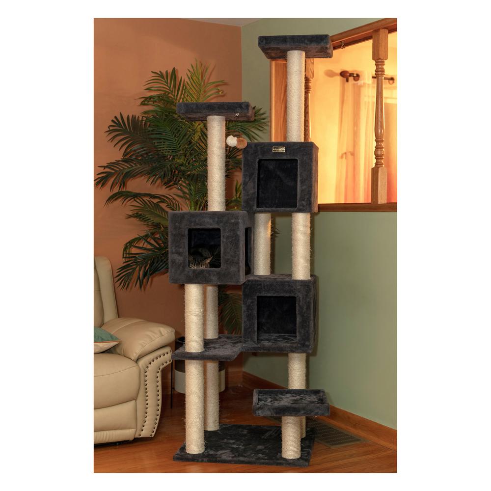 Armarkat Real Wood Griant Cat Tower with Condos for Multiple Cats  A8104. Picture 4