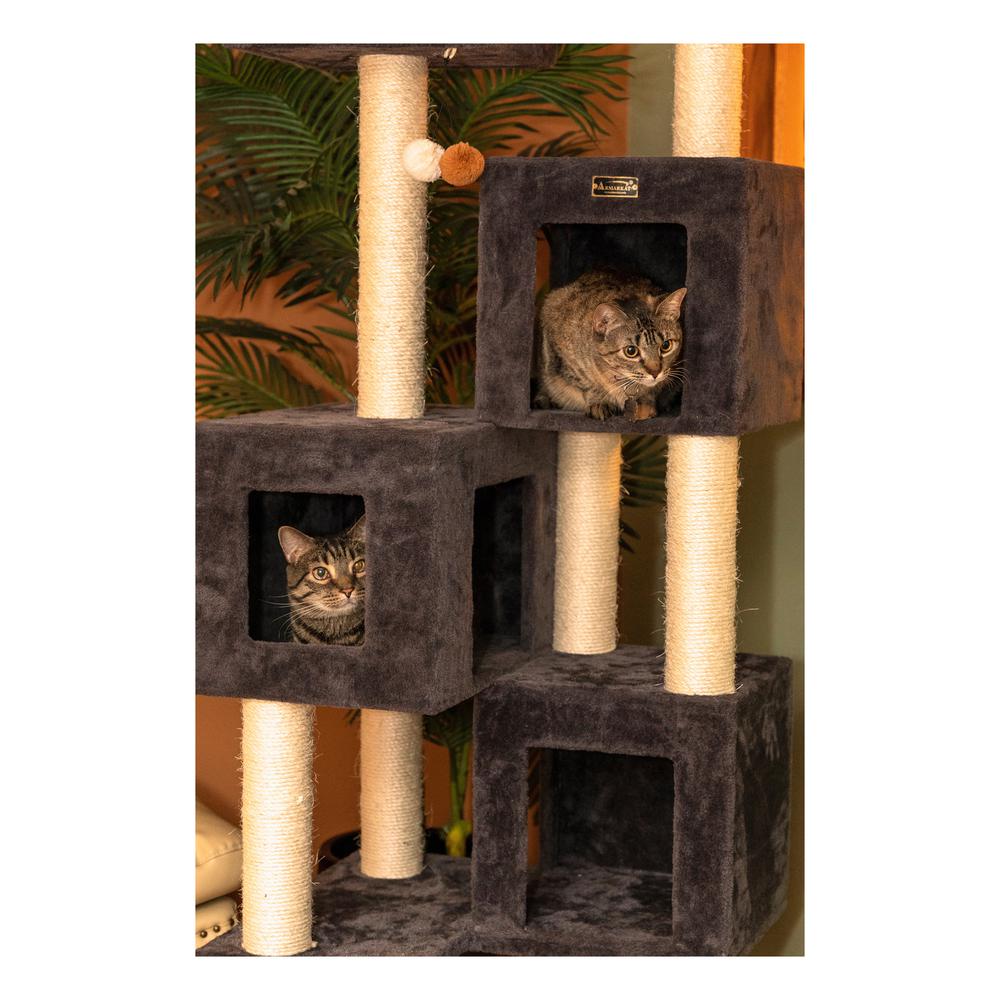 Armarkat Real Wood Griant Cat Tower with Condos for Multiple Cats  A8104. Picture 7