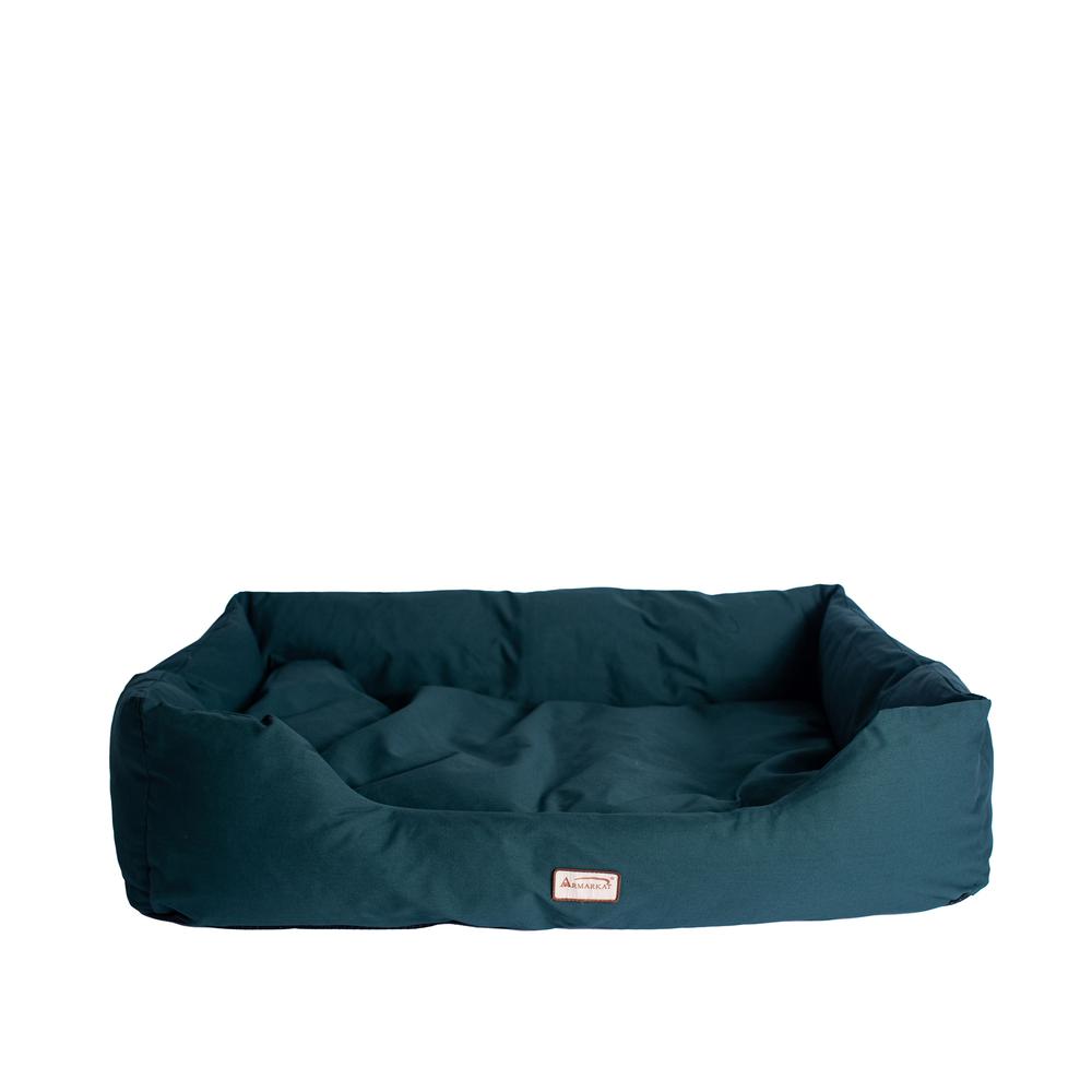 Armarkat Model D01FML-X Extra Large Laurel Green Bolstered Pet Bed. Picture 9