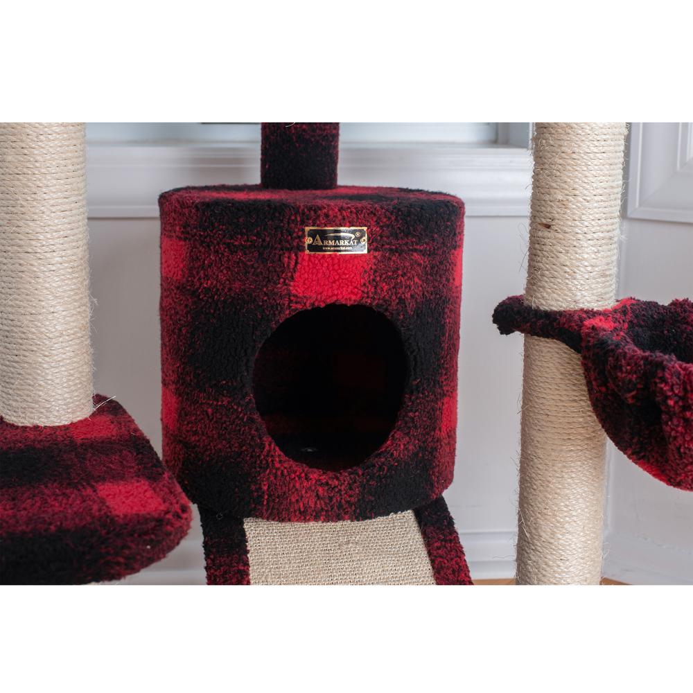 Armarkat Classic Real Wood Cat Tree Four Levels. Picture 8