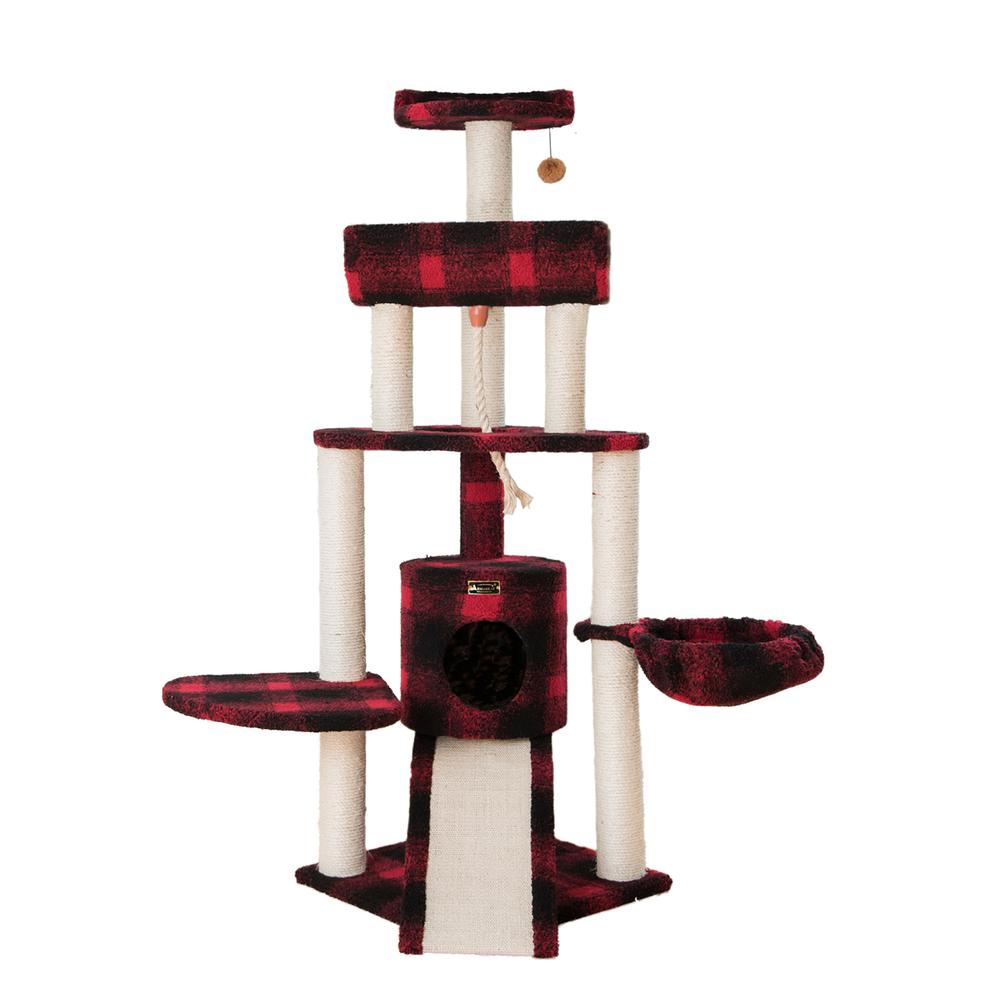 Armarkat Classic Real Wood Cat Tree Four Levels. Picture 2