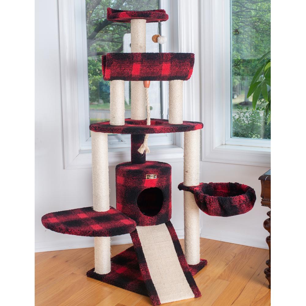 Armarkat Classic Real Wood Cat Tree Four Levels. Picture 4