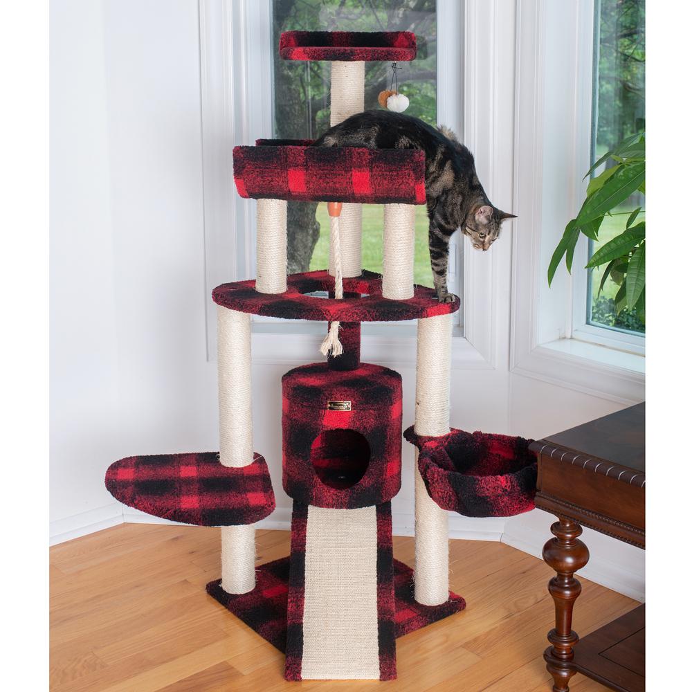 Armarkat Classic Real Wood Cat Tree Four Levels. Picture 5