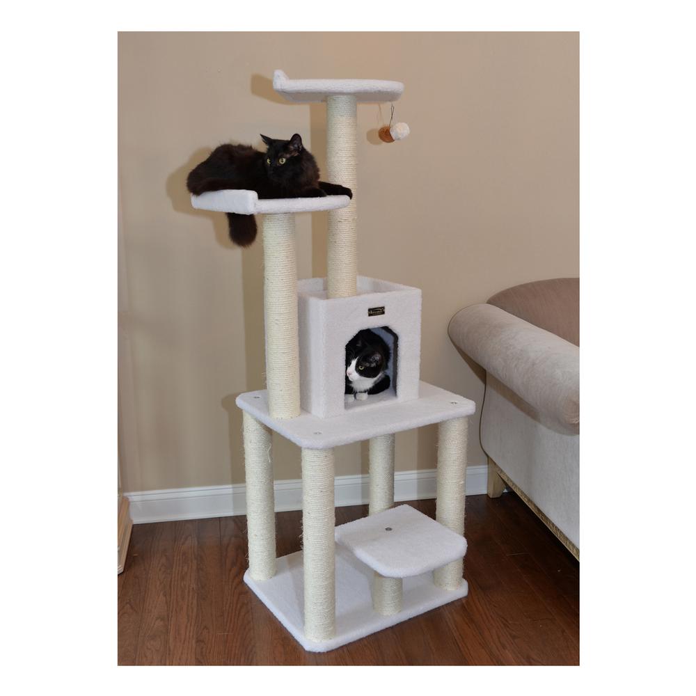Armarkat B6203 Classic Real Wood Cat Tree, Jackson Galaxy Approved, Five Levels With Condo and Two Perches. Picture 4