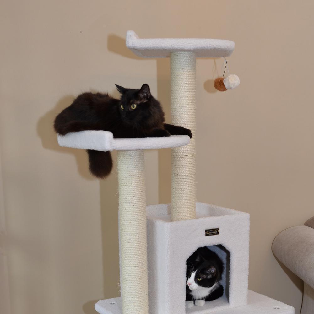 Armarkat B6203 Classic Real Wood Cat Tree, Jackson Galaxy Approved, Five Levels With Condo and Two Perches. Picture 6