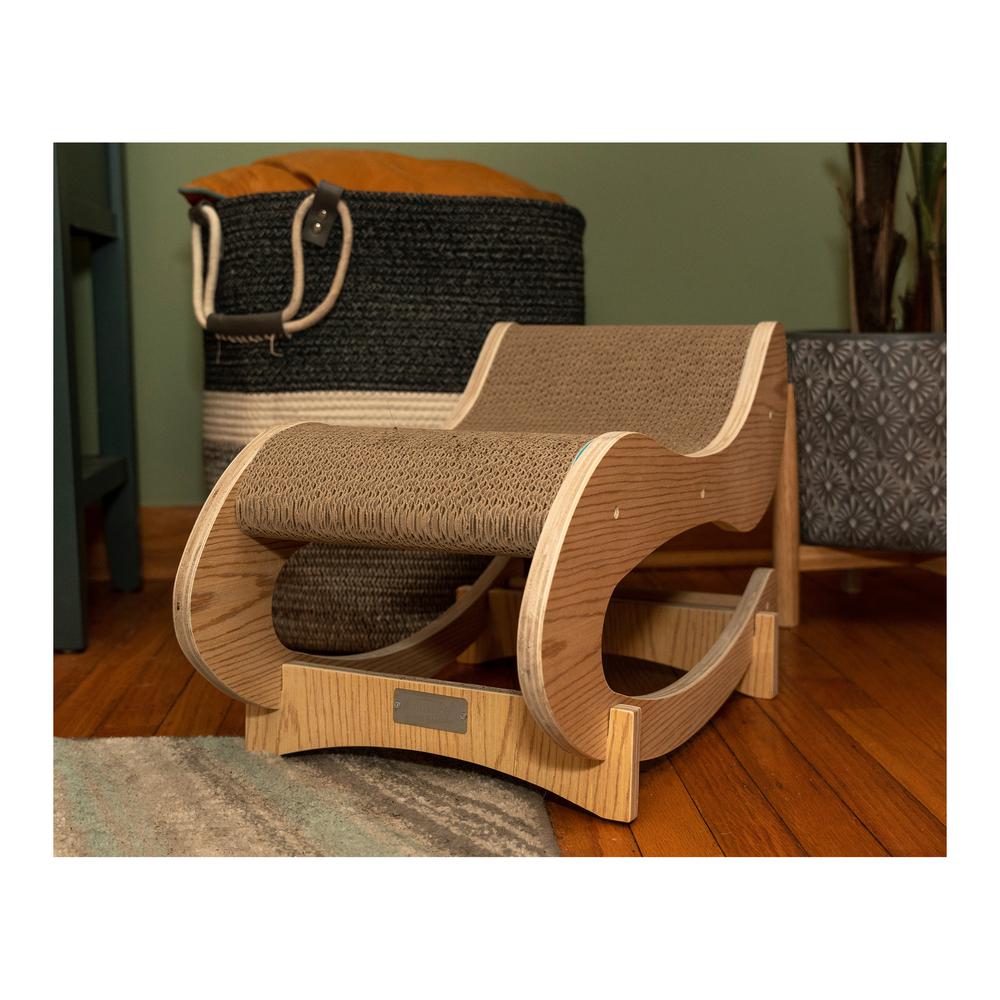 Armarkat Real Wood Medium Wooden Cat Rocking Chair, Detachable Cat Swing Chair S1302. Picture 11