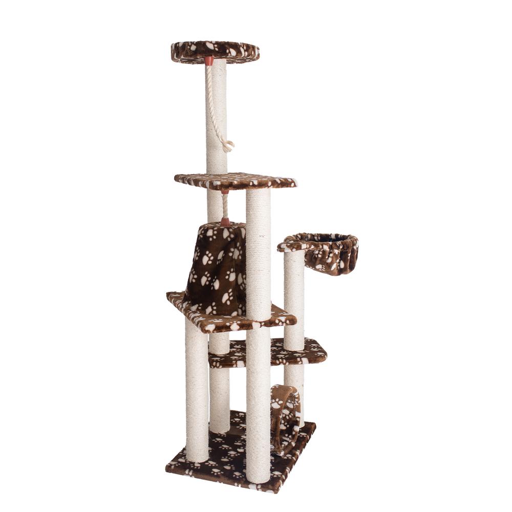 Armarkat Real Wood Cat Tree Hammock Bed With Natural Sisal Post for Cats and Kittens, A6601. Picture 10