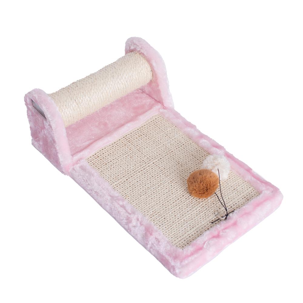 Armarkat Rolling Real Wood Cat Scratcher Toy, Sisal Scratching Board for Cats Training. Picture 5
