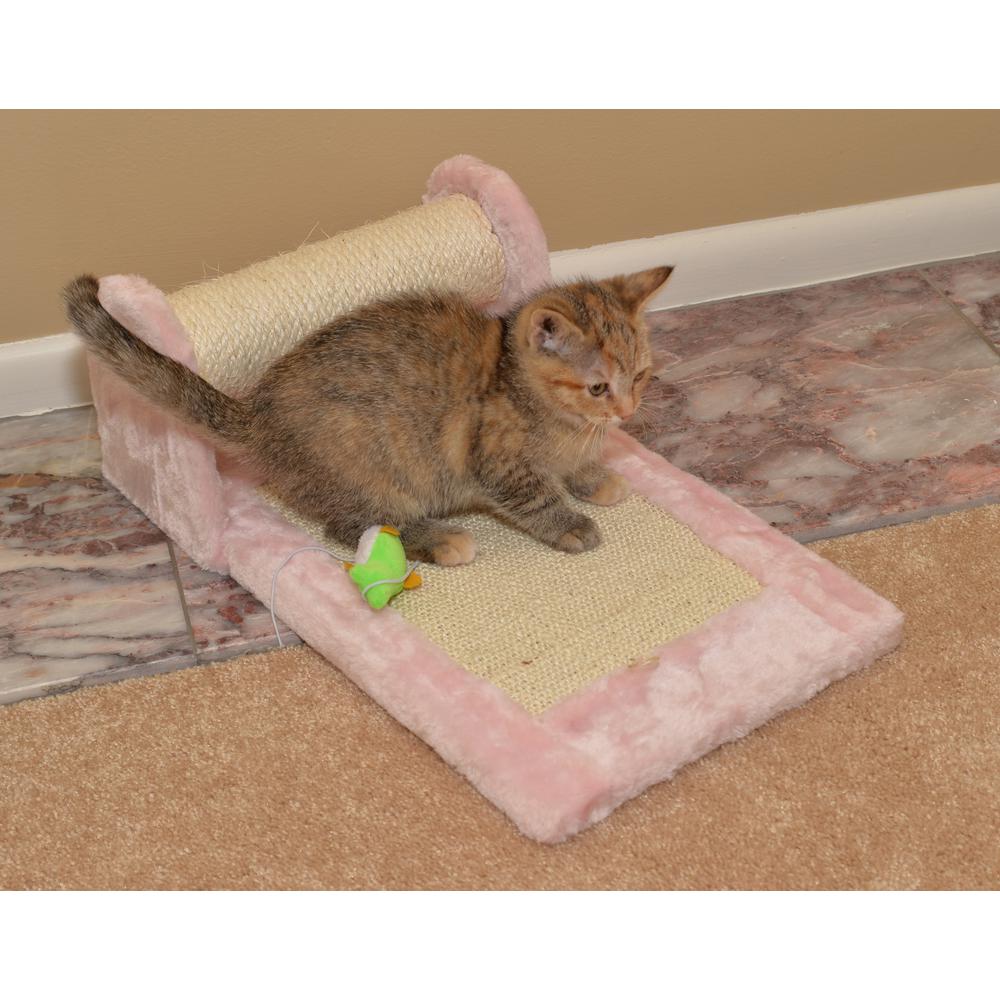 Armarkat Rolling Real Wood Cat Scratcher Toy, Sisal Scratching Board for Cats Training. Picture 8