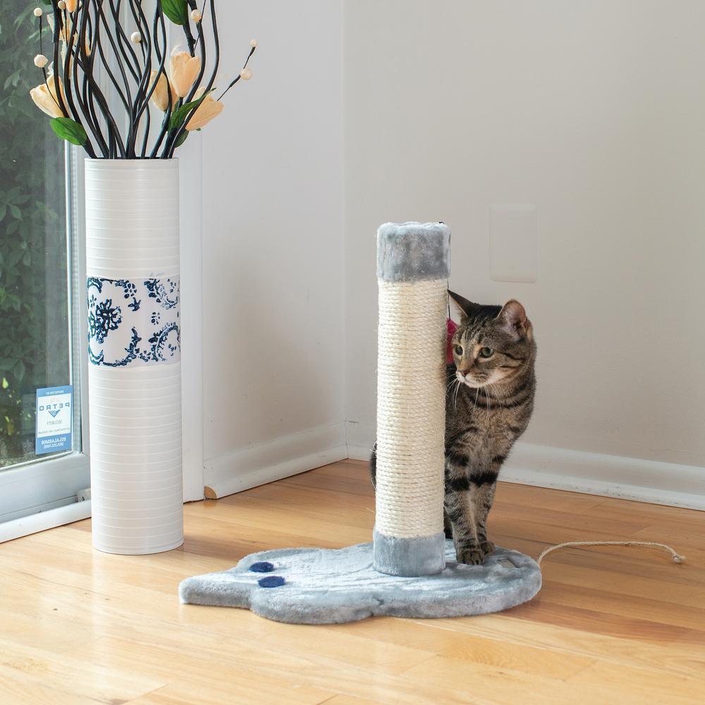 Armarkat Mouse Shape Real Wood Cat Scratcher Toy, Sisal Scratching Post For Kitty TraInIng. Picture 5