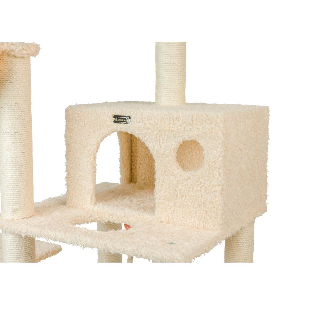 Armarkat Mult -Level Real Wood Cat Tree Hammock Bed, ClimbIng Center for Cats and Kittens A6901. Picture 11