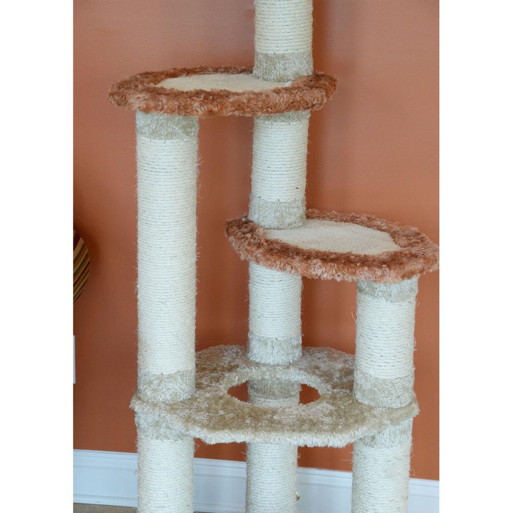Armarkat Real Wood Cat Climber, Cat Junggle Tree With Sisal Carpet Platforms for Kittens Pets Play, X6606. Picture 6