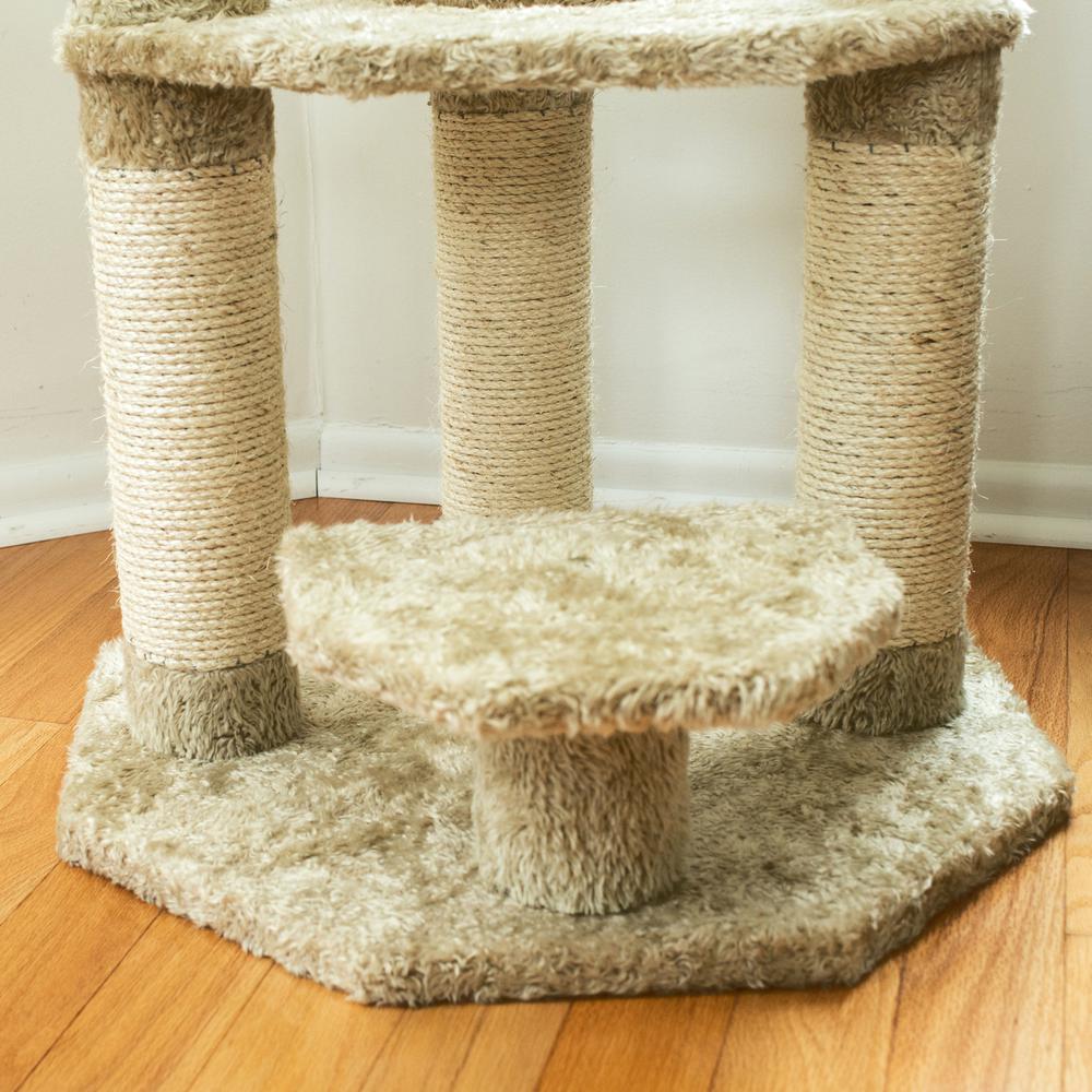 Armarkat Real Wood Cat Climber, Cat Junggle Tree With Sisal Carpet Platforms for Kittens Pets Play, X6606. Picture 9