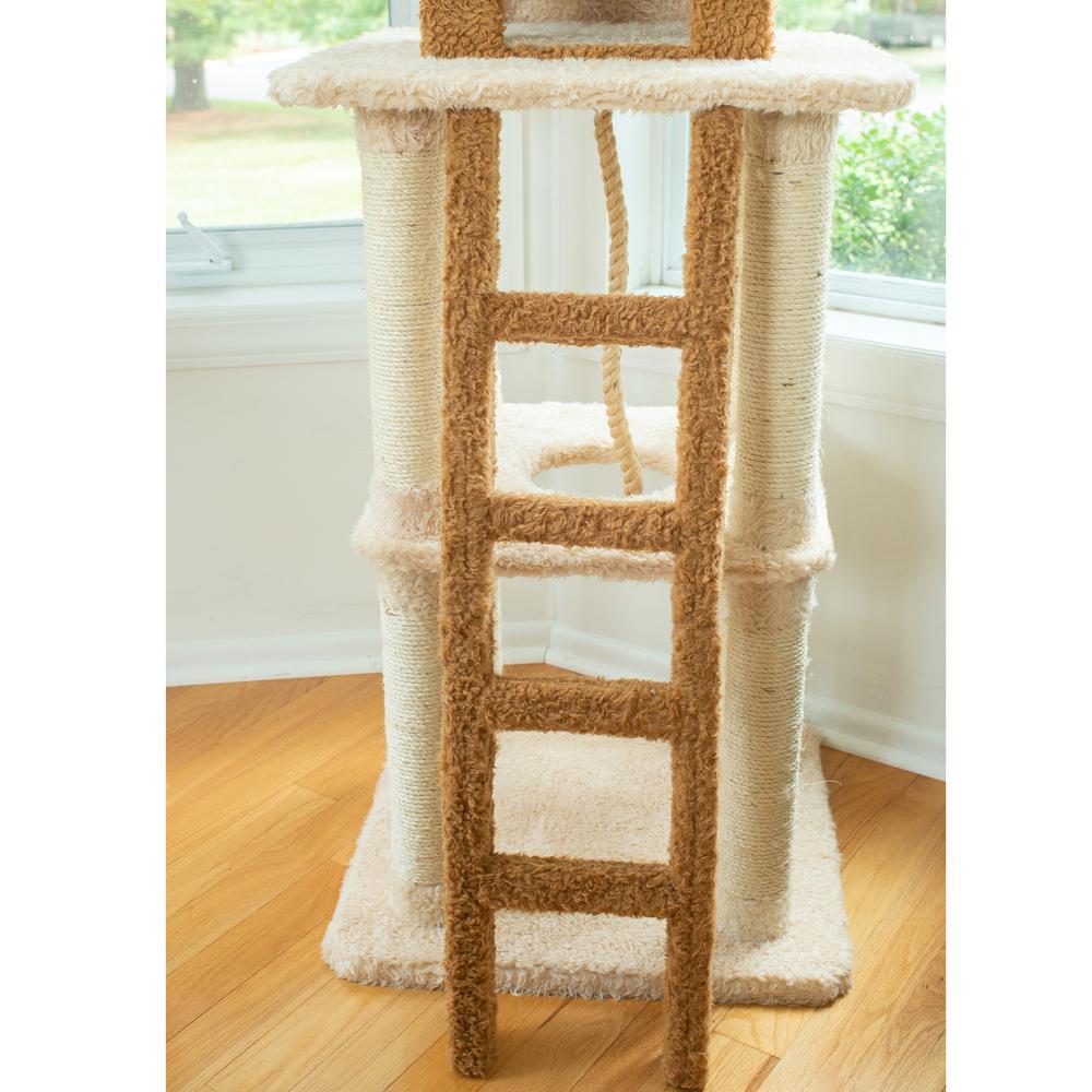 Armarkat Multi-Level Real Wood Cat Tower X8303 Cat Tree In Beige. Picture 7