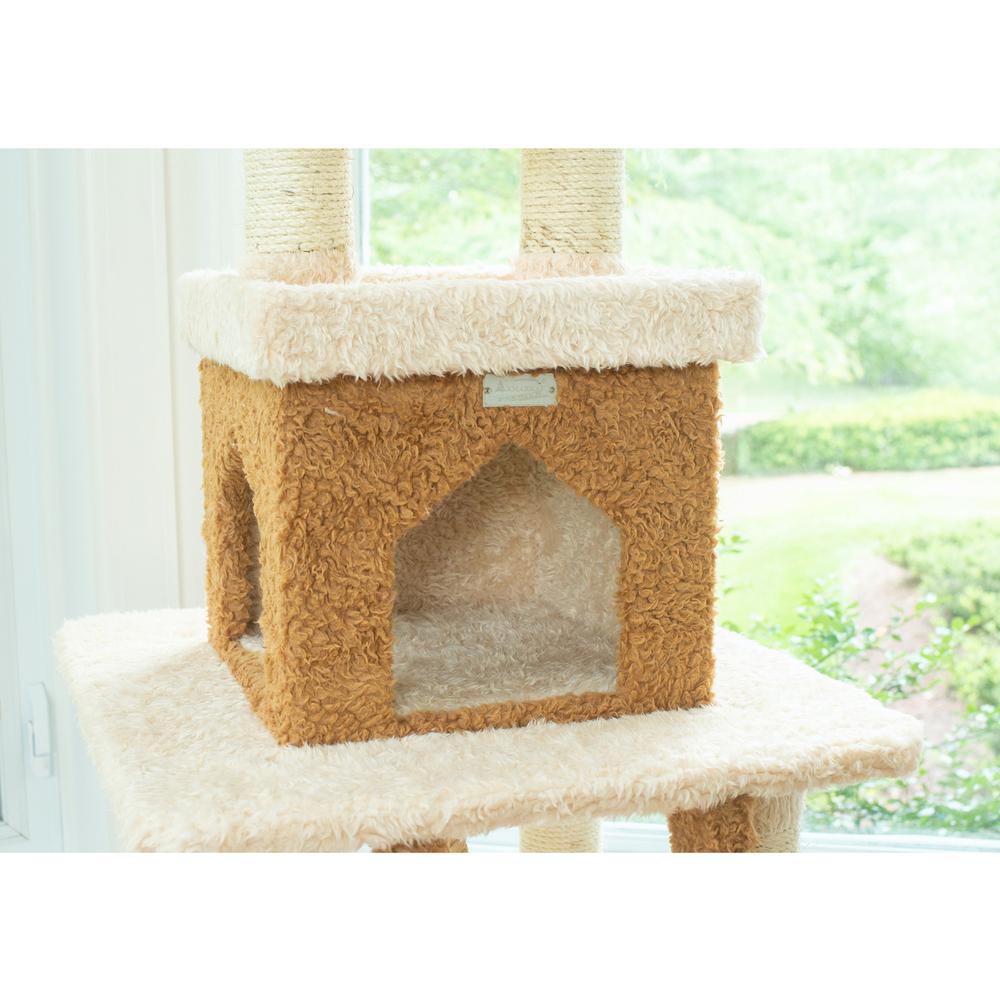 Armarkat Multi-Level Real Wood Cat Tower X8303 Cat Tree In Beige. Picture 5