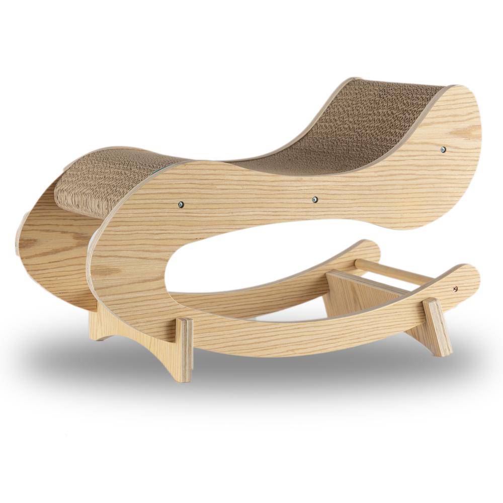 Armarkat Real Wood Medium Wooden Cat Rocking Chair, Detachable Cat Swing Chair S1302. Picture 9