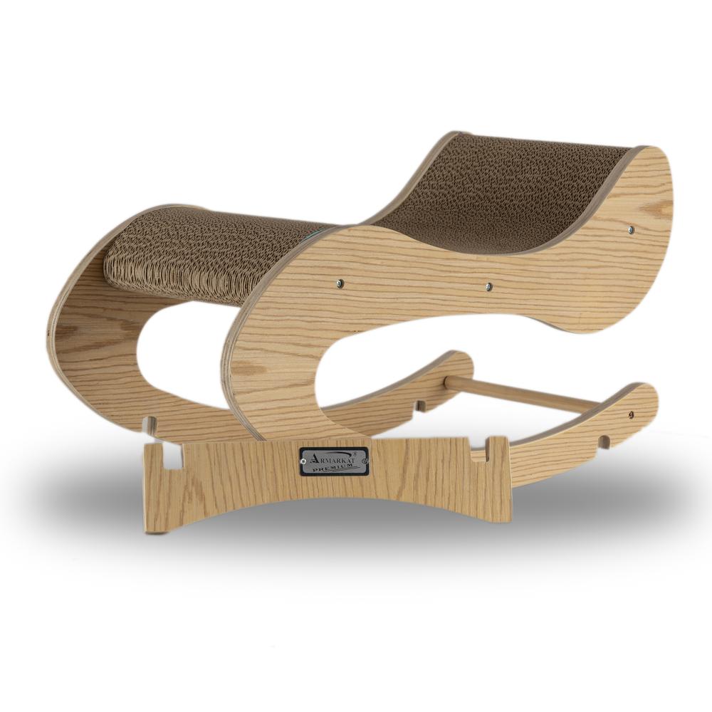 Armarkat Real Wood Medium Wooden Cat Rocking Chair, Detachable Cat Swing Chair S1302. Picture 2