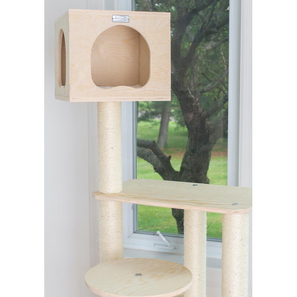 Armarkat Real Wood Premium Scots Pine 69-Inch Cat Tree with Five Levels, Perch, Condo. Picture 5