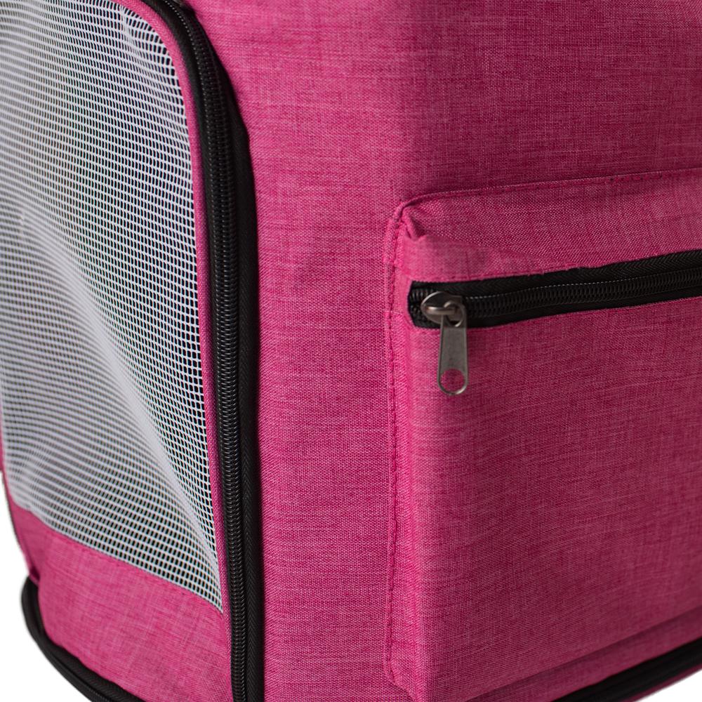 Armarkat Model PC301P Pawfect Pets Backpack Pet Carrier in Pink and Gray Combo. Picture 8