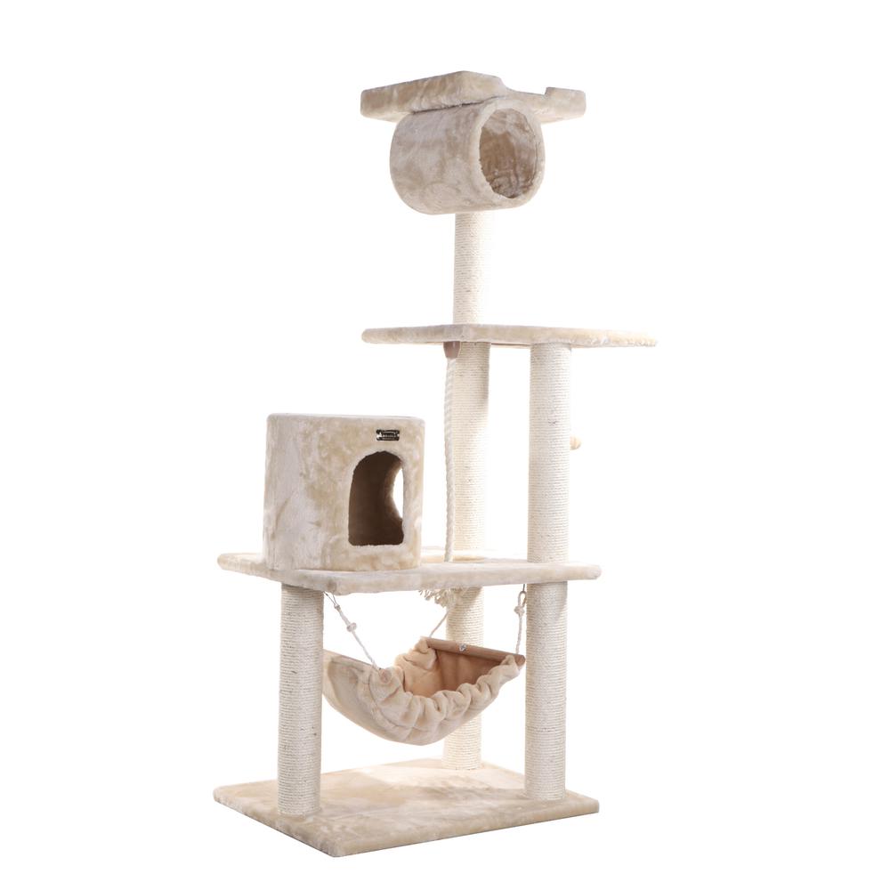 Armarkat 62" Real Wood Cat tree With Scratch posts, Hammock for Cats And Kittens A6202. Picture 2