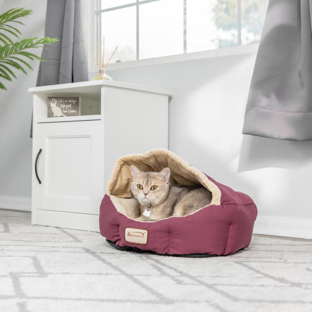 Armarkat Cat Bed Model C08HJH/MH              Beige. Picture 4