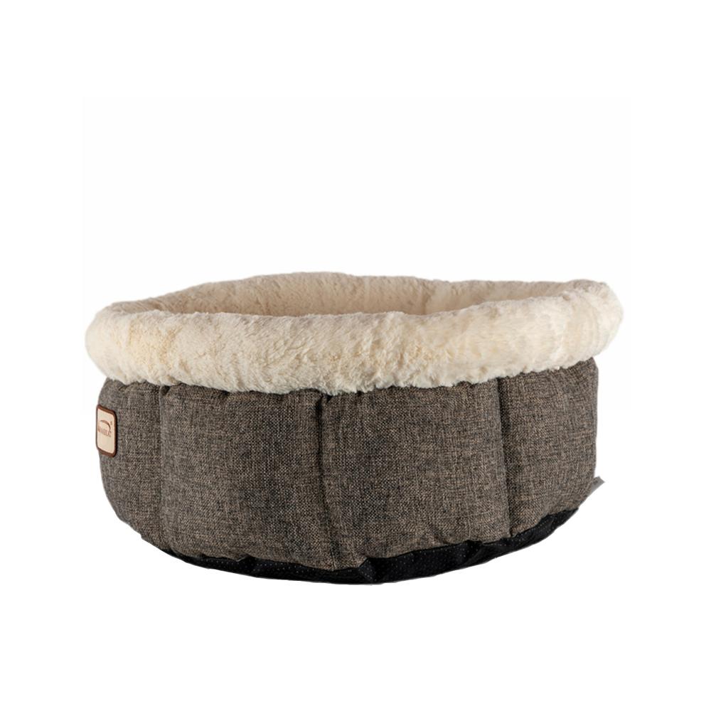 Armarkat Cozy Cat Bed in Beige and Gray C105HHS/MB. Picture 9