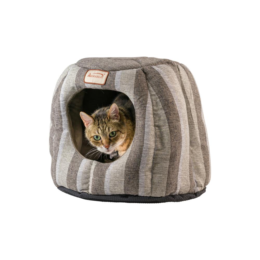 Armarkat Cat Bed Model C30CG,                 Gray and Silver. Picture 2