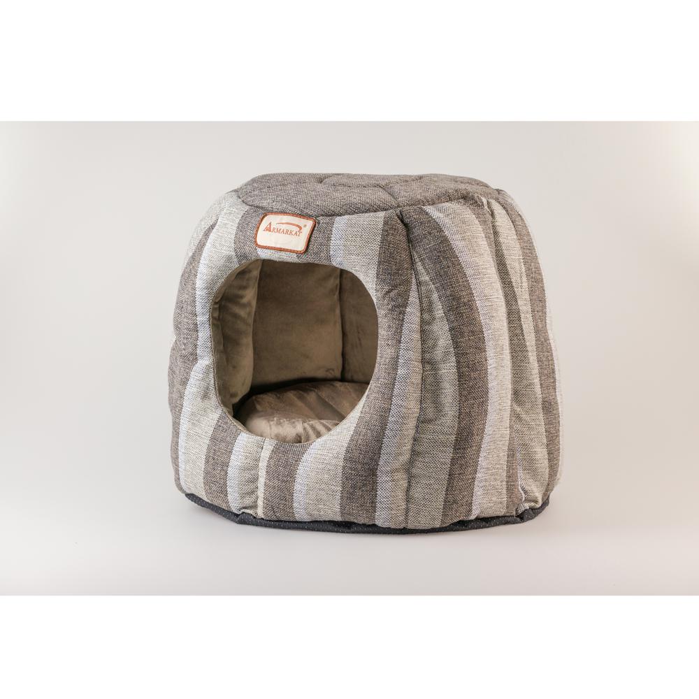 Armarkat Cat Bed Model C30CG,                 Gray and Silver. Picture 3